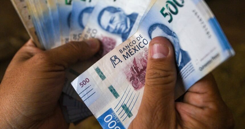 Peso mexicano cae ante el dólar tras ocho jornadas al alza