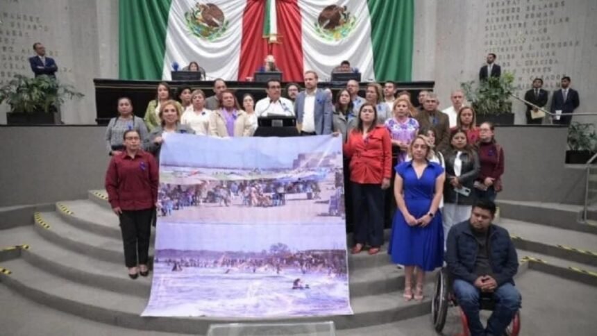 Morena y PVEM abandonan Congreso de Veracruz por crisis ambiental