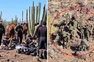 Detienen a 15 migrantes con camuflaje en el desierto de Sonora