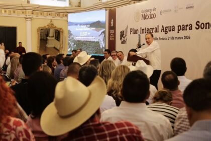 Sheinbaum destina 11 mil millones a obras hídricas en Sonora