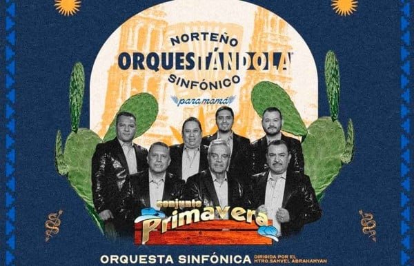 Concierto gratuito de Conjunto Primavera y orquesta en Chihuahua