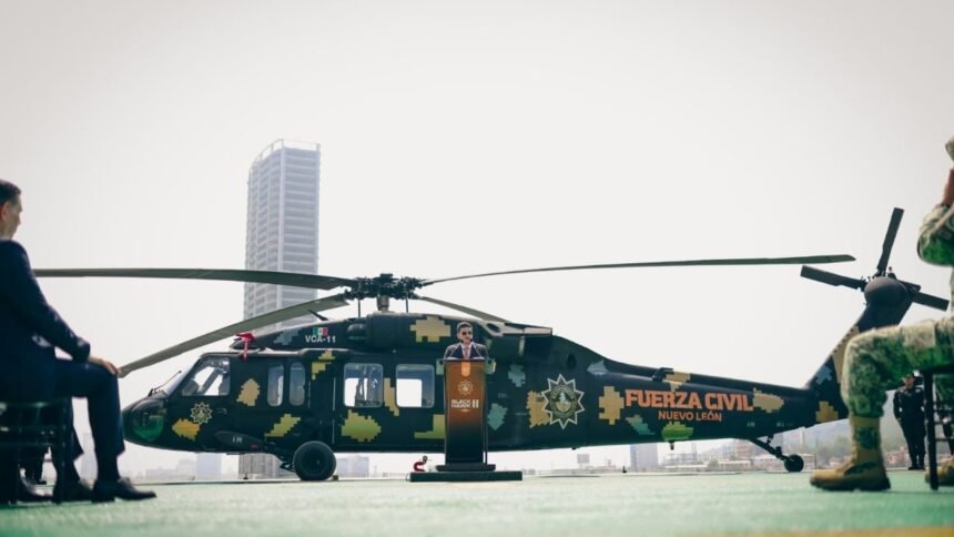 Nuevo León suma segundo helicóptero Black Hawk para seguridad