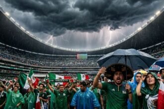 SMN prevé lluvias fuertes en CDMX durante apertura del Mundial 2026