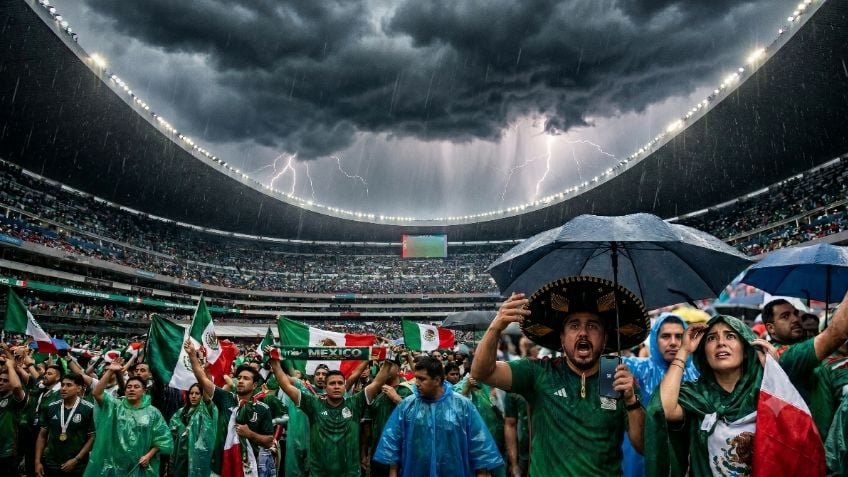 SMN prevé lluvias fuertes en CDMX durante apertura del Mundial 2026