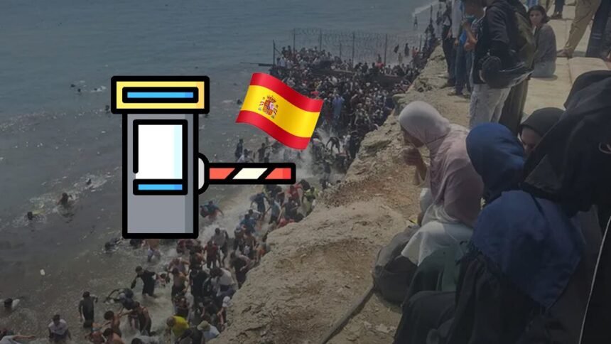 España cierra frontera con Marruecos en Melilla por crisis migratoria