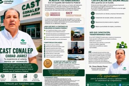 Conalep Juárez capacita a operadores de autotransporte federal