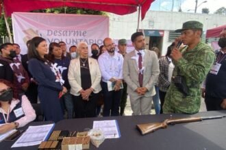 CDMX lanza canje voluntario de armas por dinero en efectivo