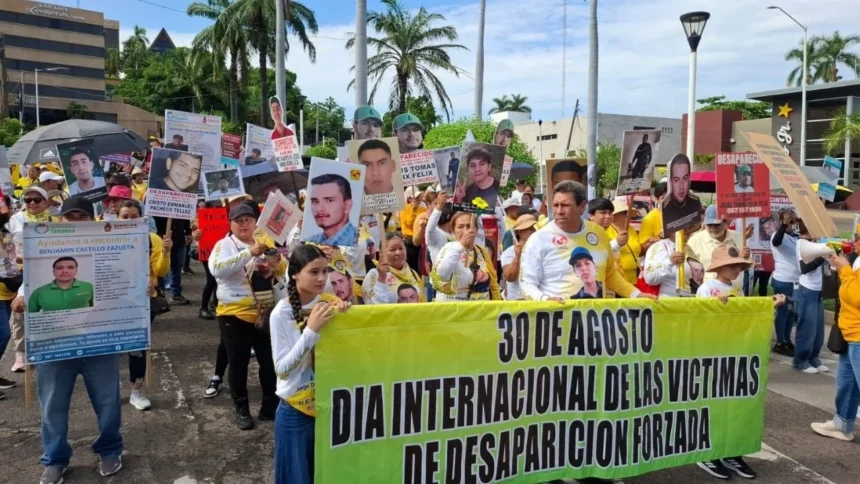 Madres buscadoras marchan en México contra desapariciones forzadas