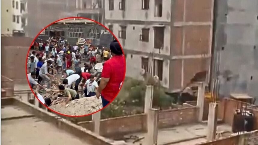 Derrumbe de edificio en India deja siete muertos y cinco heridos