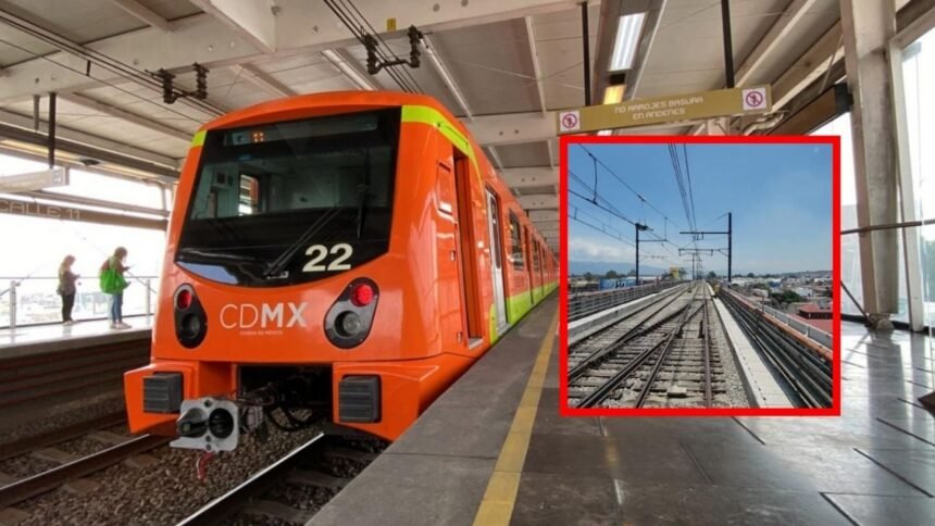 Sustituyen durmientes en Línea 5 del Metro sin afectar servicio