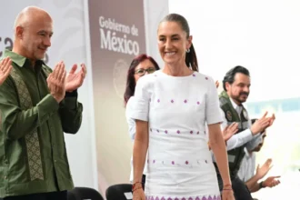 Sheinbaum supervisa avances del Tren del Norte en el noreste