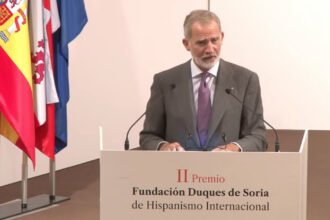 Felipe VI entrega el Premio Duques de Soria al hispanista Faulhaber
