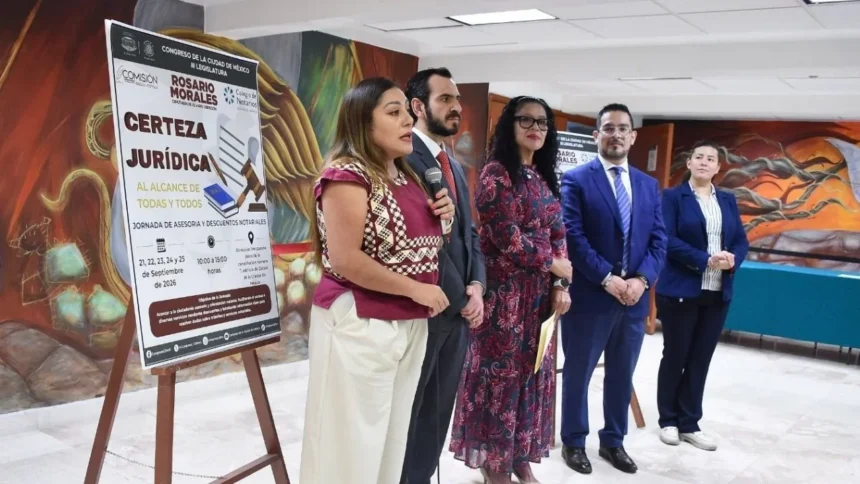 Congreso CDMX brinda asesoría notarial gratuita en septiembre